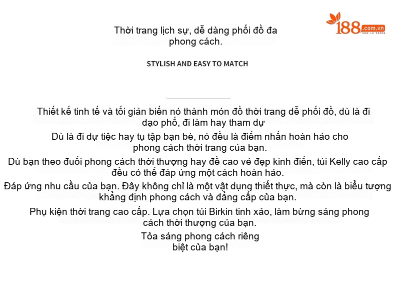 Túi Xách Tay Nữ Da Bò Cao Cấp Phong Cách Quý Phái Màu Đỏ, Đen, Trắng chi tiết 3