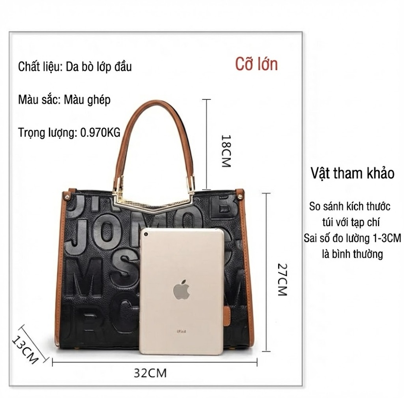 Đen phối nâu cỡ lớn