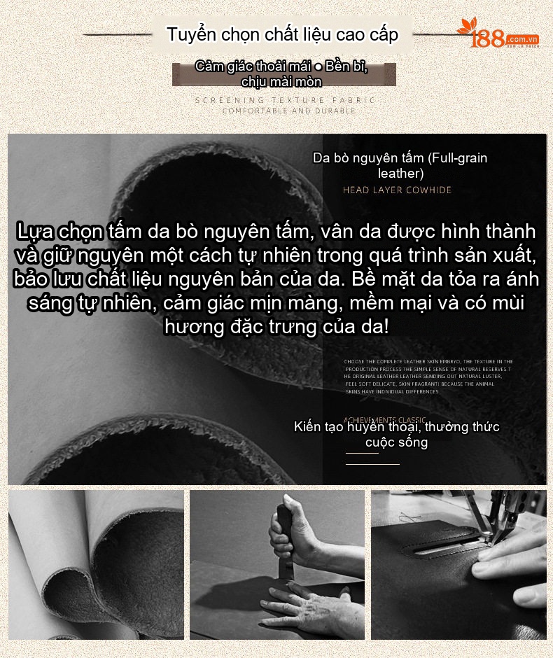 Túi Xách Tay Nữ Da Bò Khắc Họa Tiết Cổ Điển Quai Xách Kim Loại Phong Cách Vintage Màu Nâu, Đen chi tiết 3
