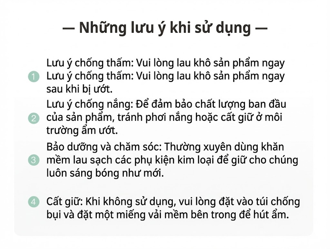 Túi Xách Tay Nữ Da Bò Mờ Đeo Chéo Mini Thời Trang chi tiết 34