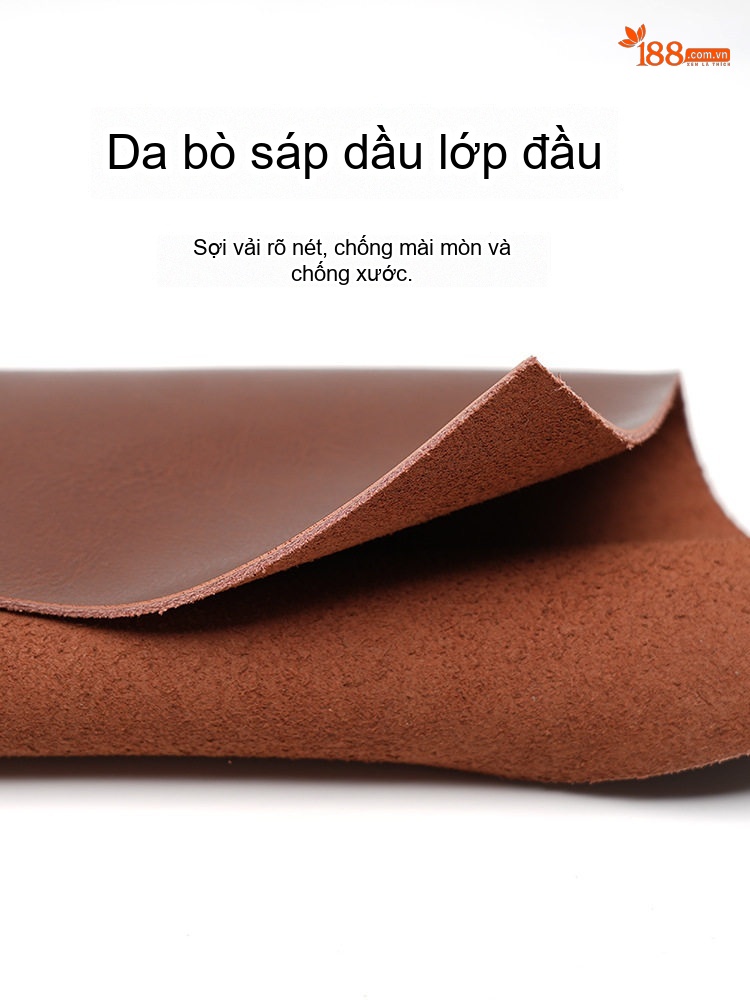 Túi Xách Tay Nữ Da Bò Thiết Kế Đơn Giản Thanh Lịch Màu Nâu chi tiết 1