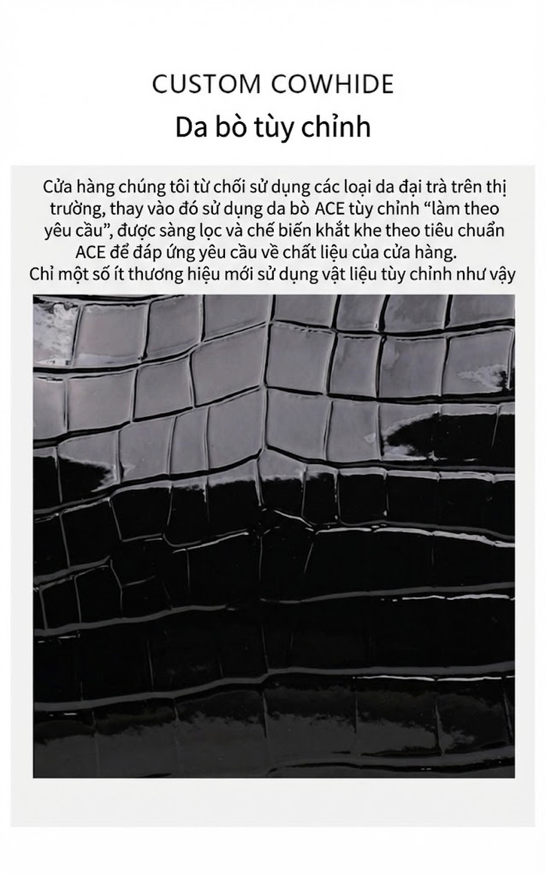 Túi Xách Tay Nữ Da Bò Thời Trang Cao Cấp, Túi Đeo Chéo, Túi Tote Lớn Màu Đen, Xám chi tiết 6