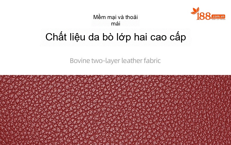 Túi Xách Tay Nữ Da Bóng Đeo Chéo Cao Cấp Phong Cách Quý Phái Màu Đỏ chi tiết 1