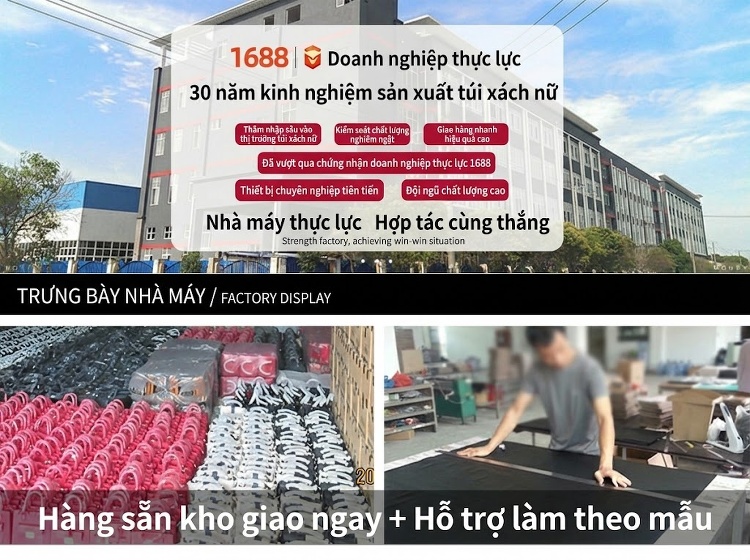 Túi Xách Tay Nữ Da Bóng Đeo Vai Đeo Chéo Phong Cách Casual Màu Kem, Nâu, Đen chi tiết 1