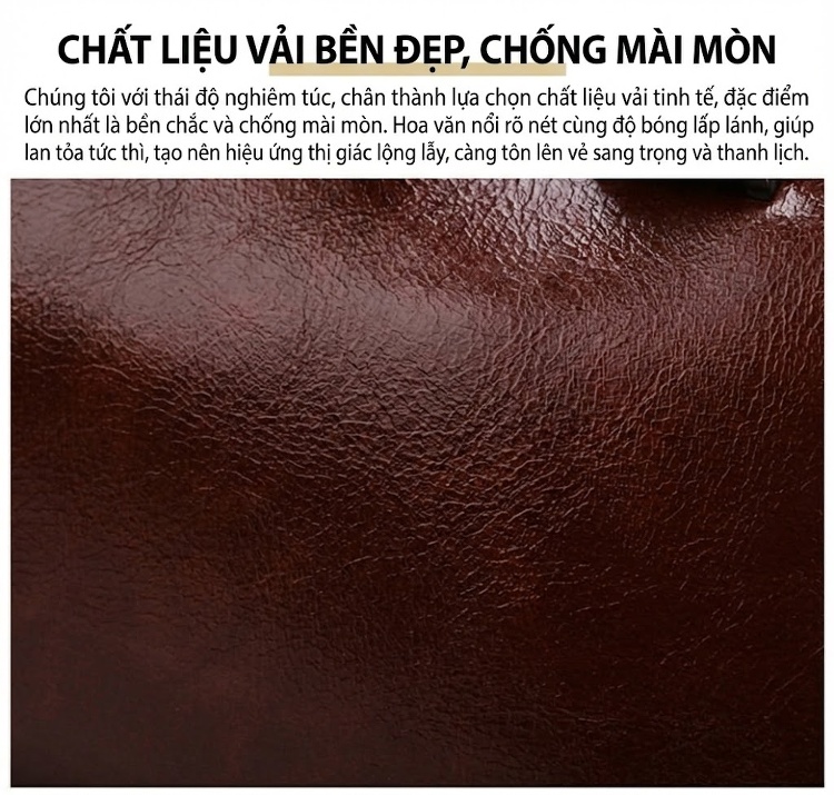 Túi Xách Tay Nữ Da Mềm, Túi Đeo Vai, Túi Đeo Chéo Sức Chứa Lớn Phong Cách Thời Trang Màu Đen, Nâu Đậm chi tiết 8