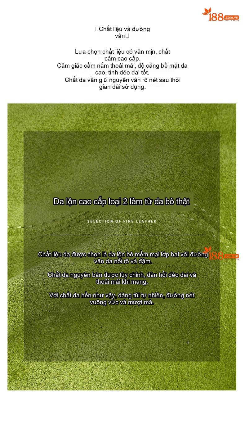 Túi Xách Tay Nữ Da Mờ Dáng Túi Rút Kiểu Phúc Lộc Thọ Phong Cách Lười Biếng Màu Xanh Lá Cây, Xanh Dương, Cam chi tiết 11