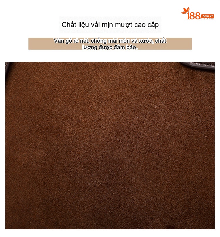 Túi Xách Tay Nữ Da Mờ Đeo Vai Công Sở Dung Tích Lớn Màu Nâu chi tiết 4