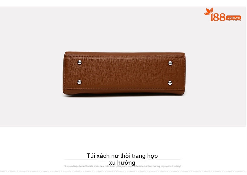Túi Xách Tay Nữ Da Mờ Sức Chứa Lớn Phong Cách Retro Thanh Lịch Màu Nâu, Đen chi tiết 13