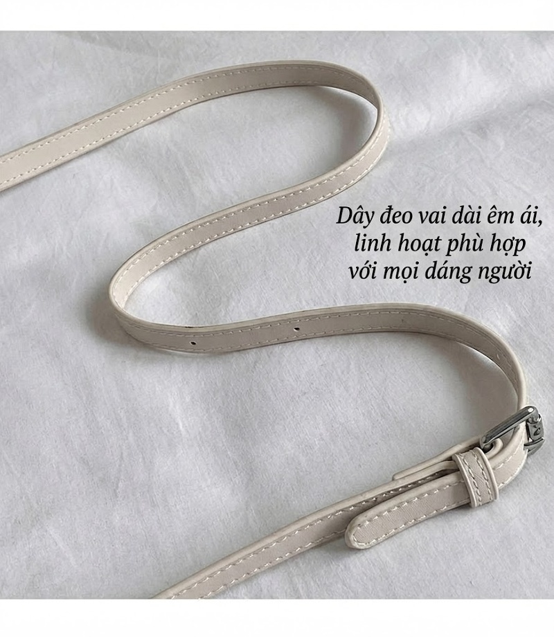 Túi Xách Tay Nữ Da Mờ Thêu Họa Tiết Phong Cách Trung Hoa Cổ Điển Dung Tích Lớn Màu Be chi tiết 4