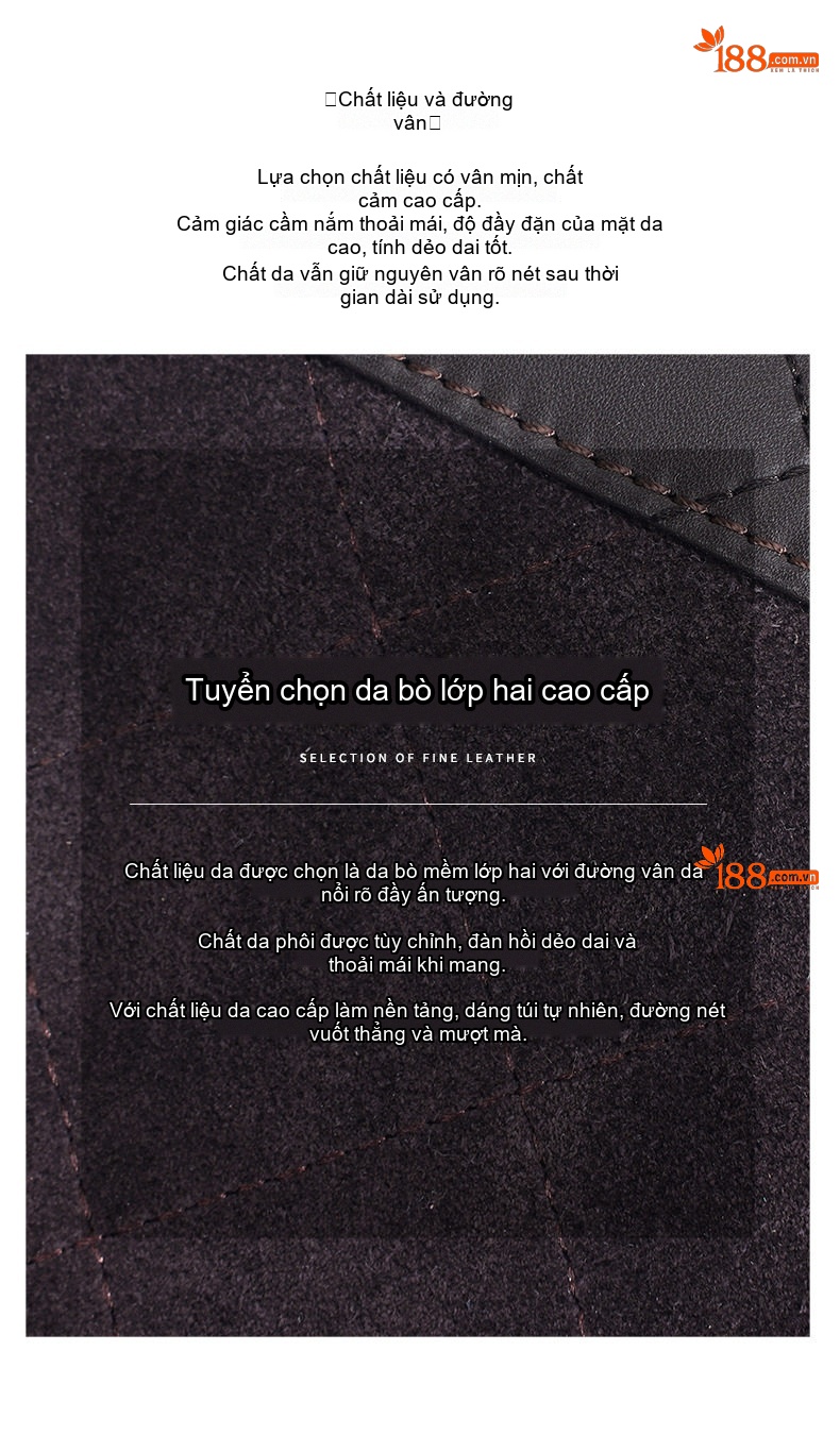 Túi Xách Tay Nữ Da Mờ Tote Công Sở Đeo Vai Kèm Túi Nhỏ Màu Nâu, Đen chi tiết 11