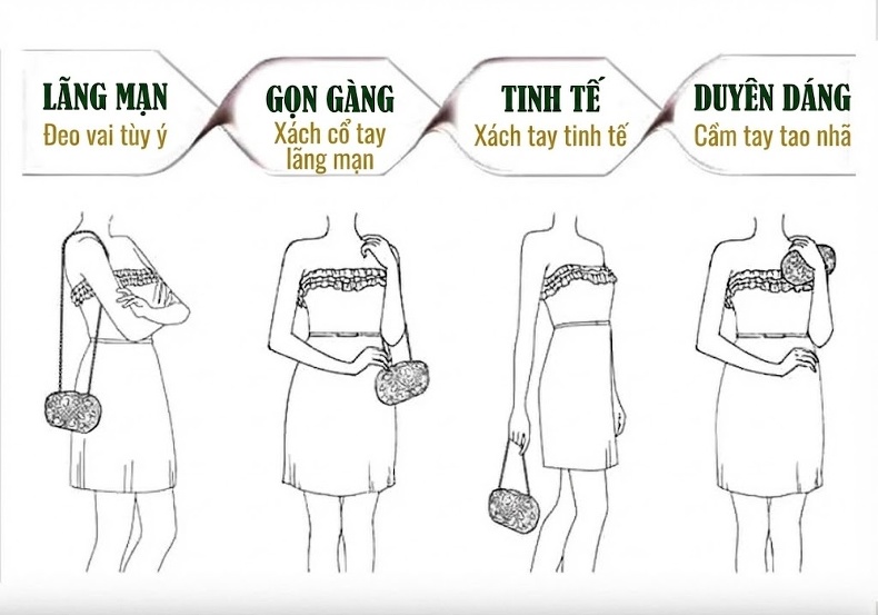 Túi Xách Tay Nữ Da PU Họa Tiết Da Rắn Hình Hộp Phong Cách Âu Mỹ Đeo Vai, Đeo Chéo Màu Đen, Trắng chi tiết 14