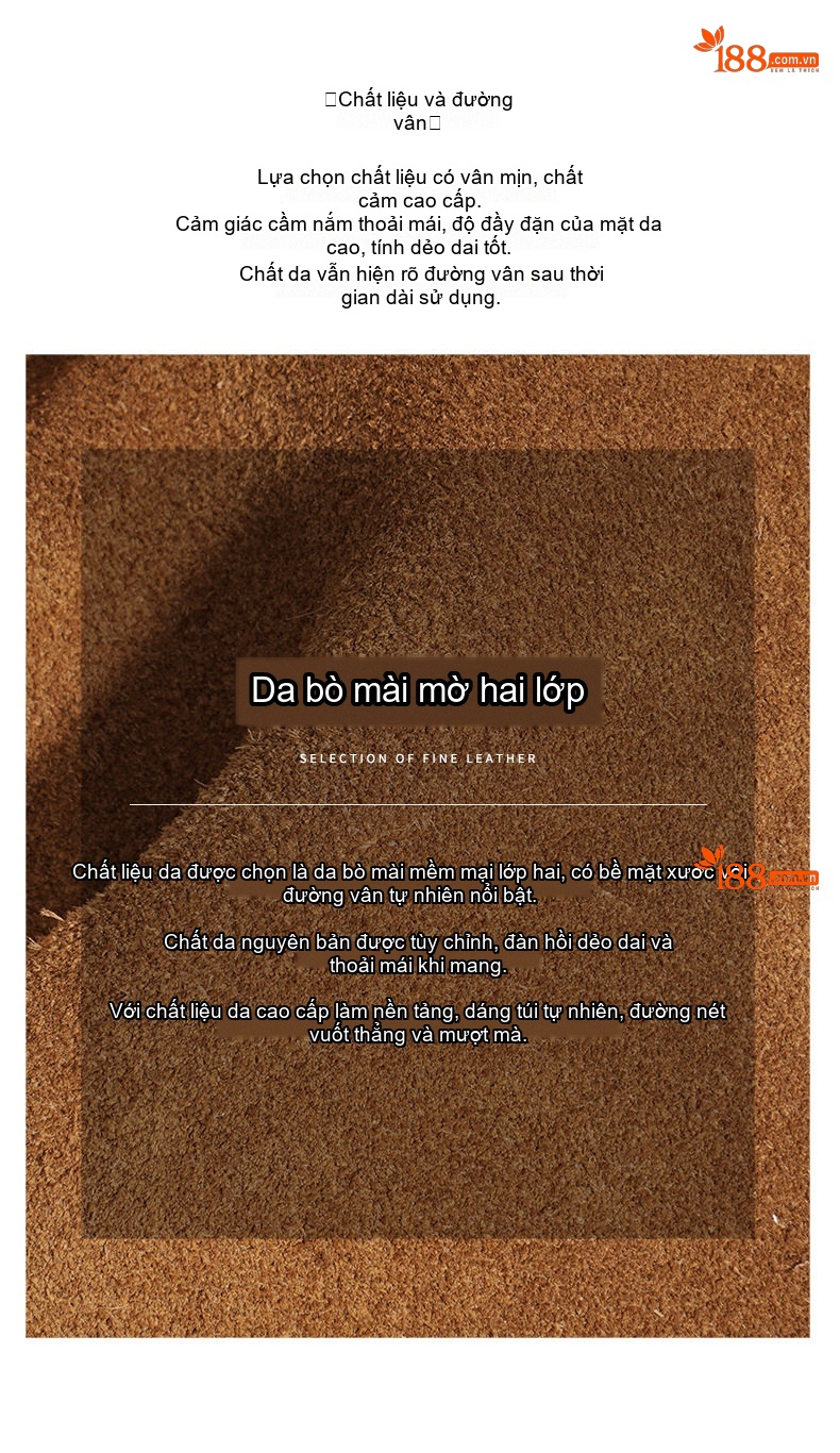 Túi Xách Tay Nữ Da Thật Boston Tote Bag Đeo Vai Đựng Được Nhiều Đồ Phong Cách Retro Màu Nâu, Nâu Đậm chi tiết 18