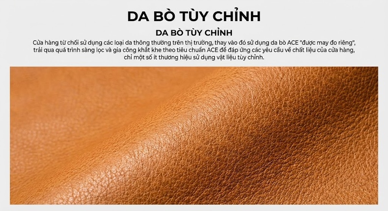 Túi Xách Tay Nữ Da Thật Cao Cấp, Quai Đeo Chéo, Thiết Kế Thanh Lịch Màu Nâu chi tiết 6