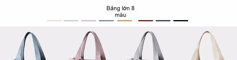 Túi Xách Tay Nữ Da Thật Dáng Gối Màu Đỏ chi tiết 32