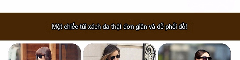 Túi Xách Tay Nữ Da Thật Dáng Gối Màu Đỏ chi tiết 35
