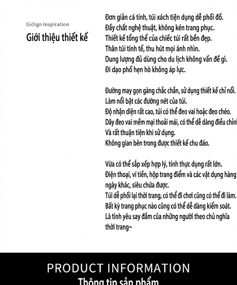 Túi Xách Tay Nữ Da Thật Sức Chứa Lớn Đeo Chéo Đeo Vai Dáng Gối Boston Màu Đen chi tiết 1
