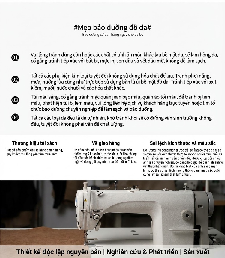 Túi Xách Tay Nữ Demellier Cánh Dơi Da Bóng Sức Chứa Lớn Phong Cách Âu Mỹ Màu Trắng chi tiết 17
