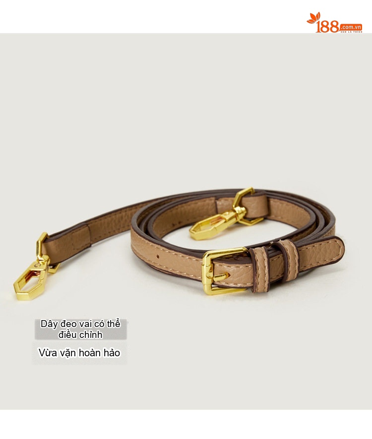 Túi Xách Tay Nữ Đeo Vai Da Mềm Thiết Kế Đơn Giản Phong Cách Hàn Quốc Màu Be, Đen, Trắng... chi tiết 8