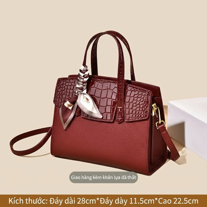 Encora Red [buộc khăn lụa và vận chuyển]