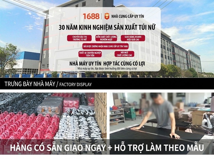 Túi Xách Tay Nữ Họa Tiết Chữ Lớn, Túi Đeo Vai Nữ Công Sở Sức Chứa Lớn Màu Nâu, Kem chi tiết 1