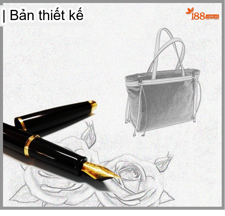 Túi Xách Tay Nữ Vải Canvas Chống Nước Da Thật Túi Đeo Chéo Một Bên Vai Màu Nâu, Xám, Đen, Trắng... chi tiết 1