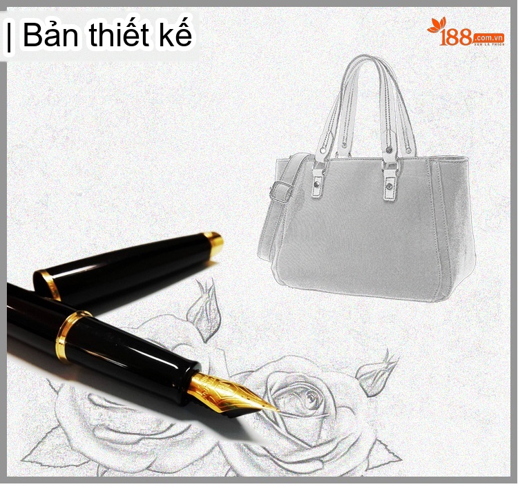 Túi Xách Tay Nữ Vải Canvas Da Thật Túi Đeo Chéo Màu Nâu, Trắng, Đen, Xám... chi tiết 1