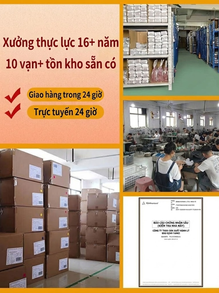 Túi Xách Tay Nữ Vân Cá Sấu Đeo Vai, Đeo Chéo Phong Cách Âu Mỹ Màu Nâu chi tiết 1