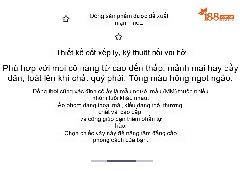Váy Dạ Hội Nữ Dự Tiệc Công Ty Thiết Kế Hở Vai Tay Loe Ngắn Màu Hồng, Trắng, Đỏ, Đen chi tiết 3