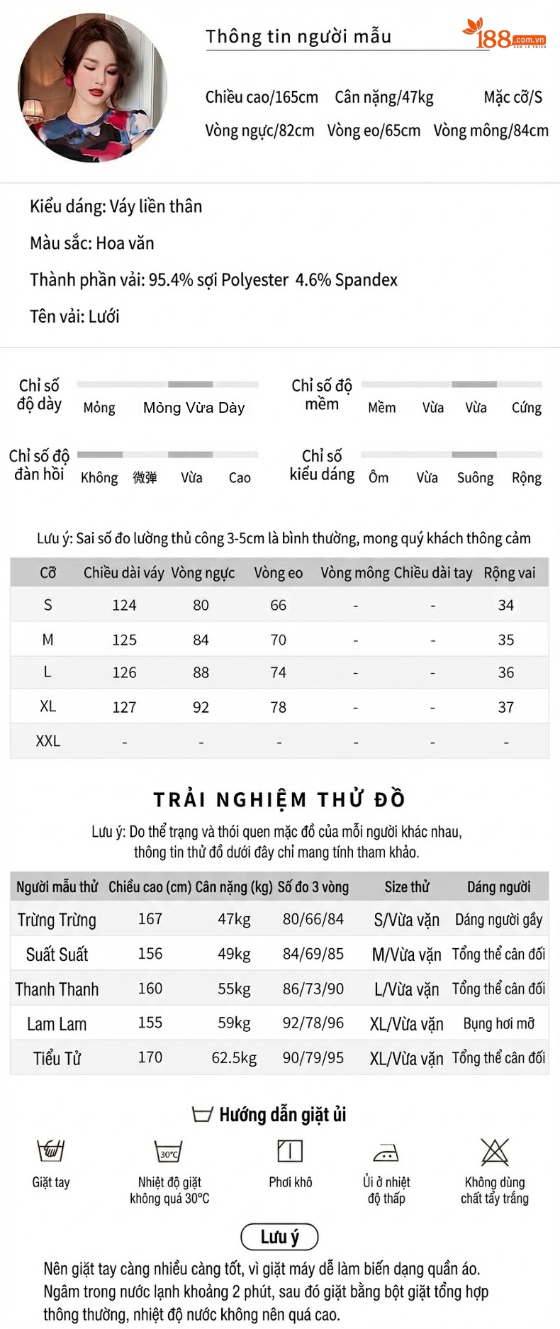 Váy Dài Nữ Cổ Tròn Tay Ngắn Chiết Eo Xẻ Tà Họa Tiết Phong Cách Pháp Quyến Rũ chi tiết 2