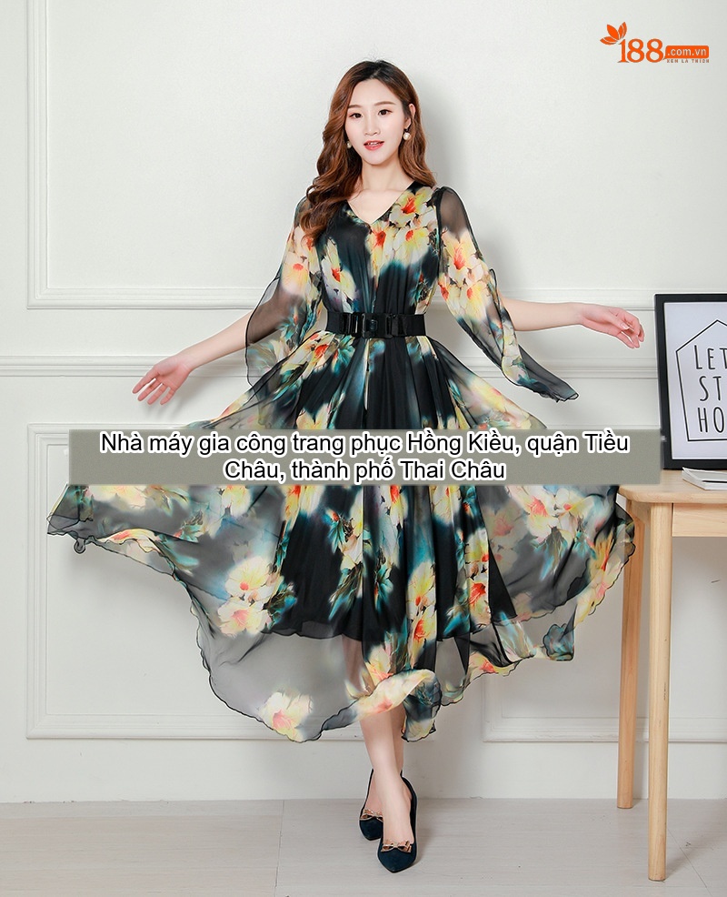 Váy Dài Nữ In Họa Tiết Bãi Biển Phong Cách Bohemian Chất Liệu Voan chi tiết 9