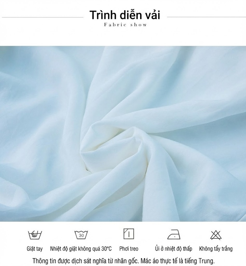 Váy Dài Nữ Lụa Tơ Tằm Thêu Hoa Đính Kim Sa Màu Trắng chi tiết 4