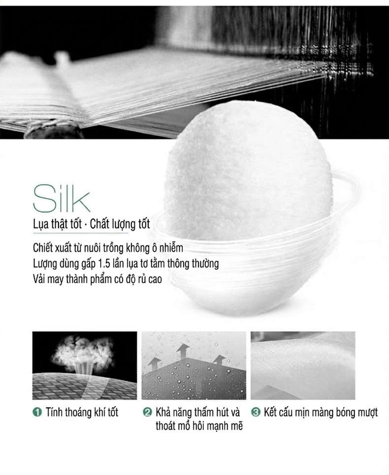 Váy Dài Nữ Lụa Tơ Tằm Thêu Hoa Đính Kim Sa Màu Trắng chi tiết 2