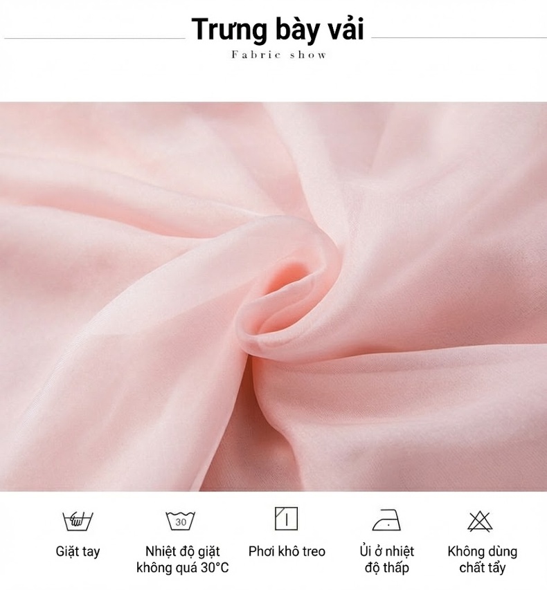 Váy Dài Nữ Lụa Tơ Tằm Voan Hở Lưng Cổ chữ V Phong Cách Bohemian Đi Biển Mùa Hè Màu Hồng, Đỏ chi tiết 4