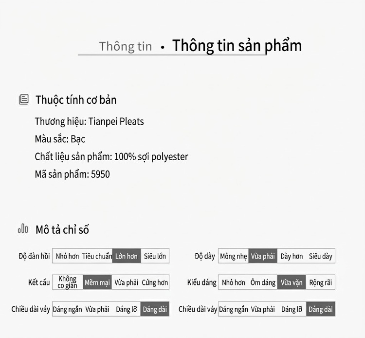 Váy Dài Nữ V-Neck Họa Tiết Tim Dáng Ôm Phong Cách Tối Giản Màu Trắng, Xám, Đen chi tiết 4