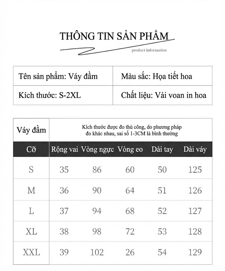 Váy Dài Nữ Voan Lụa Họa Tiết Hoa Nhí Phong Cách Pháp Dáng Ôm Màu Hồng chi tiết 4