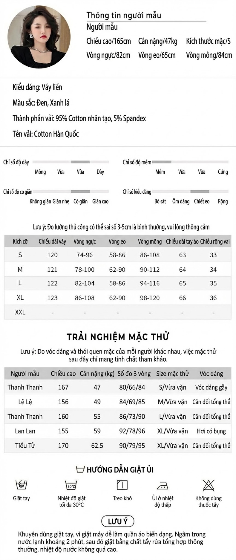 Váy Dài Tay Dáng Ôm Cổ chữ Vuông Xẻ Tà Phong Cách Pháp Màu Đen, Xanh Olive chi tiết 2