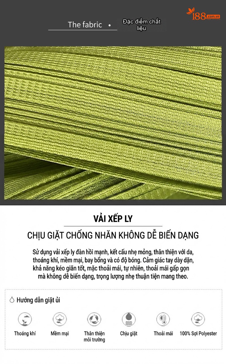 Váy Dài Tay Nữ Dáng Ôm Thiết Kế Bèo Nhún Màu Xanh Lá, Nâu, Xanh Navy chi tiết 3