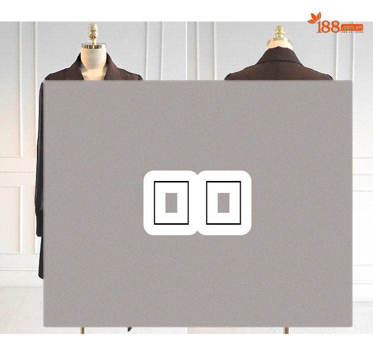 Váy Đầm Công Sở Nữ Tay Voan Dáng Vest Hai Hàng Khuy Chiết Eo Màu Đen, Trắng chi tiết 12