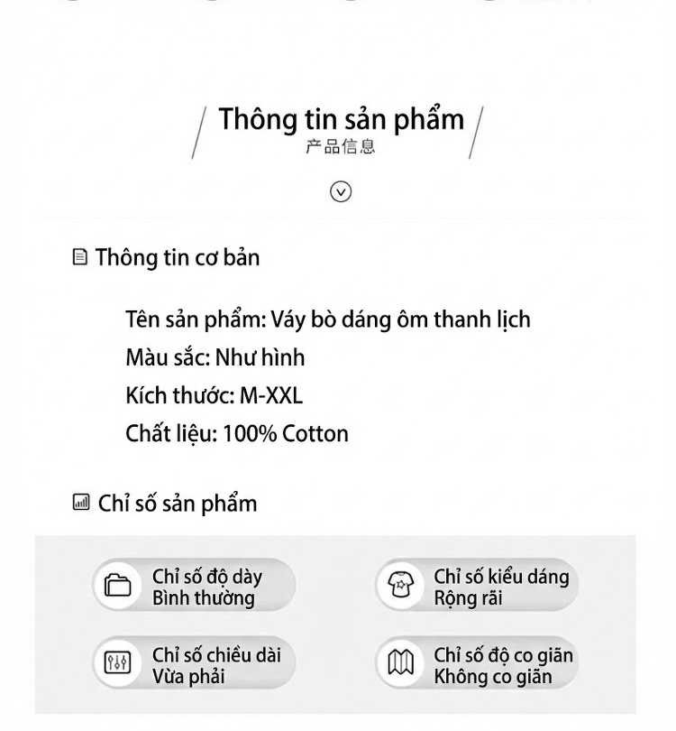 Váy Đầm Jean Nữ Dáng Suông Trung Dài Tay Ngắn Thoáng Mát Màu Xanh Jean chi tiết 9