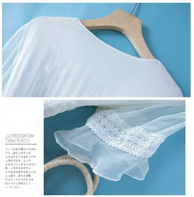 Váy Đầm Nữ Mùa Hè Lụa Tằm Dài Đi Biển Màu Trắng, Đen, Đỏ, Hồng chi tiết 10
