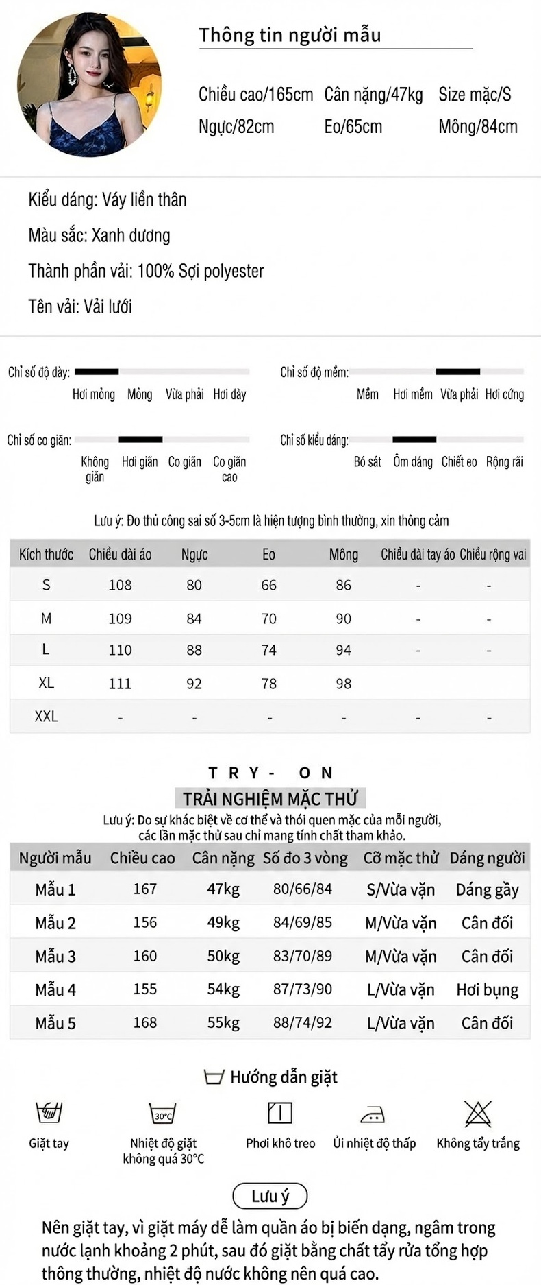 Váy Dây Nữ Hở Vai Dáng Ôm Đuôi Cá Họa Tiết Hoa Màu Xanh Navy chi tiết 2