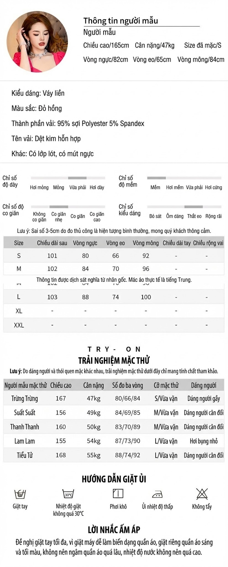 Váy Dự Tiệc Dáng Ôm Tay Bồng Pháp Cổ Điển Thắt Eo Xẻ Tà Màu Hồng chi tiết 2