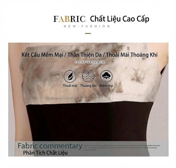 Váy Hai Dây Nữ In Họa Tiết Thắt Nút Eo Tôn Dáng Màu Đen, Be chi tiết 3