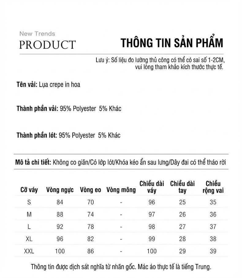 Váy Liền In Họa Tiết Bướm Tay Ngắn Thanh Lịch Màu Đen chi tiết 7