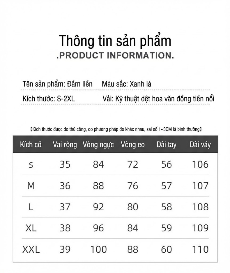 Váy Liền Thân dáng chữ A Tay Dài Thắt Eo Phong Cách Hàn Quốc Màu Đen, Xanh chi tiết 5