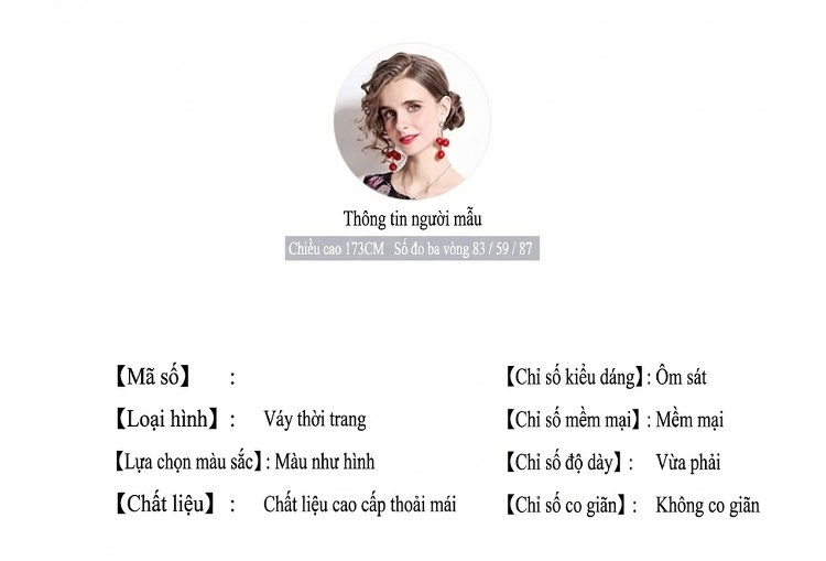 Váy liền thân Nữ dáng chữ A Không Tay Cổ Tròn Họa Tiết Eo Cao Thanh Lịch Màu Đen, Tím chi tiết 13