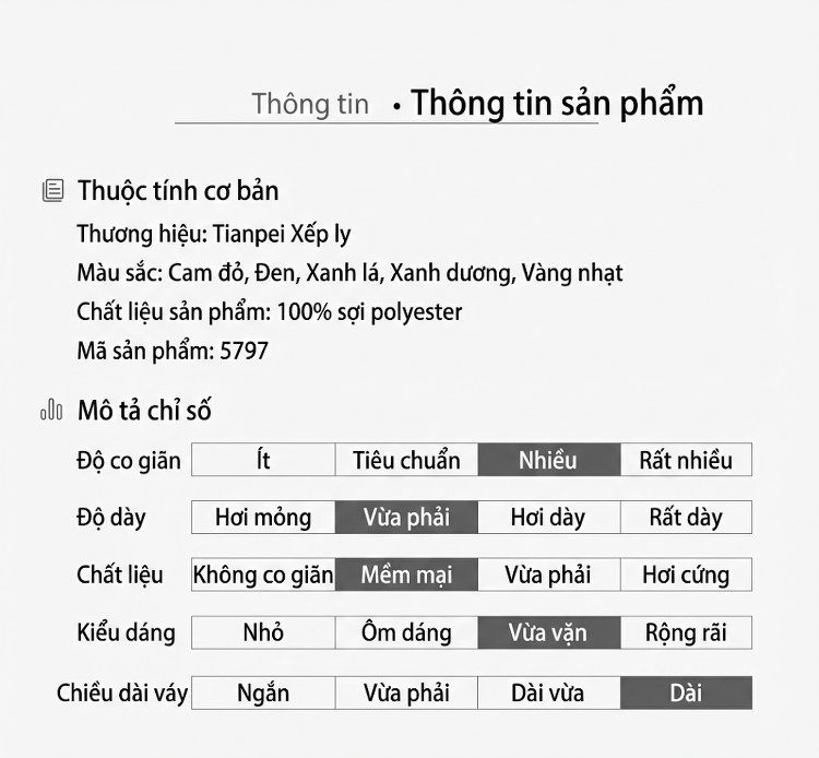 Váy liền thân Nữ dáng chữ A Thiết Kế Xếp Ly Tay Dài Dáng Ôm Màu Đỏ, Vàng, Xanh, Đen... chi tiết 4