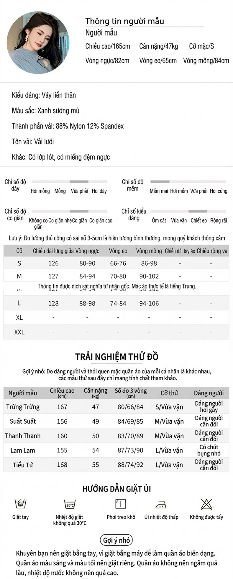 Váy liền thân Nữ Dáng Ôm Bodycon Hở Vai Tay Dài Voan Lưới Xếp Ly Màu Xám chi tiết 2