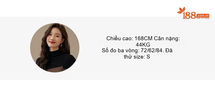 Váy liền thân Nữ Dáng Ôm Giả Hai Lớp Lót Lông Màu Đen, Nâu chi tiết 8