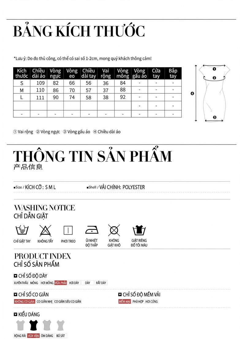 Váy liền thân Nữ Dáng Ôm Pháp Kiểu Công Sở Đuôi Cá Thời Trang Thu Đông 2021 Màu Đen chi tiết 1